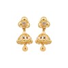 22k Yellow Gold Jimikki Earrings for Kids - 916